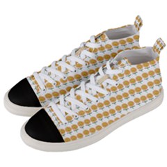 Sunflower Wrap Men s Mid-top Canvas Sneakers by Mariart