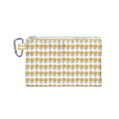 Sunflower Wrap Canvas Cosmetic Bag (small) by Mariart