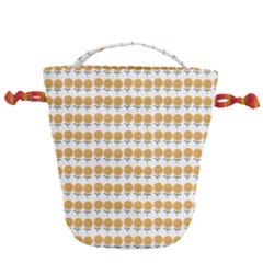 Sunflower Wrap Drawstring Bucket Bag by Mariart