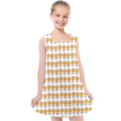 Sunflower Wrap Kids  Cross Back Dress by Mariart