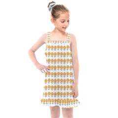 Sunflower Wrap Kids  Overall Dress by Mariart