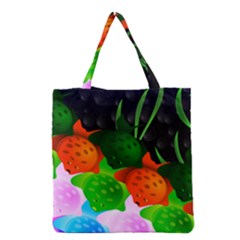 Pattern Fishes Escher Grocery Tote Bag by Mariart