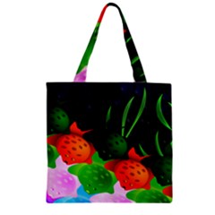 Pattern Fishes Escher Zipper Grocery Tote Bag by Mariart