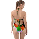 Pattern Fishes Escher Halter Cut-Out One Piece Swimsuit View2