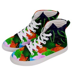 Pattern Fishes Escher Men s Hi-top Skate Sneakers