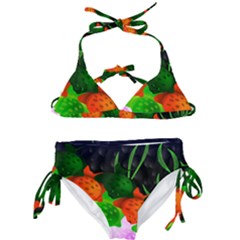 Pattern Fishes Escher Kids  Classic Bikini Set