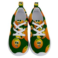 Seamless Orange Pattern Running Shoes by Mariart