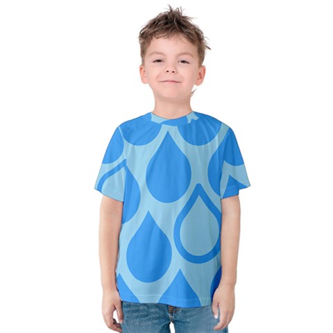 Droplet Kids  Cotton Tee by WensdaiAmbrose