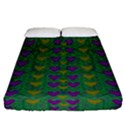 In Love With Festive Hearts Fitted Sheet (California King Size) View1