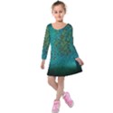 Tree In The Wind Kids  Long Sleeve Velvet Dress View1