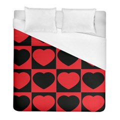 Royal Hearts Duvet Cover (full/ Double Size) by WensdaiAmbrose