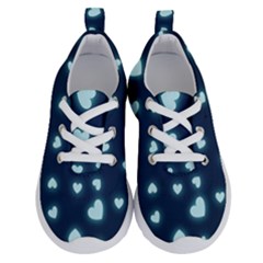 Light Blue Hearts Running Shoes by WensdaiAmbrose