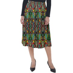 Grammer 5 Classic Velour Midi Skirt 