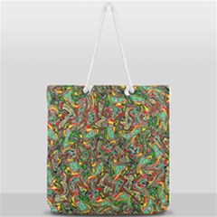 Grammer 6 Full Print Rope Handle Tote (large) by ArtworkByPatrick