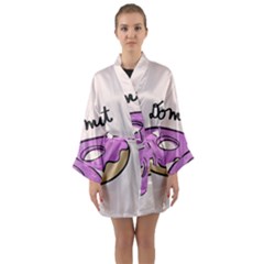 Donuts Sweet Food Long Sleeve Kimono Robe by Mariart