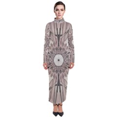 Digital Art Space Turtleneck Maxi Dress by Mariart