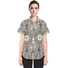 Digital Art Space Women s Short Sleeve Shirt