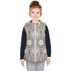 Digital Art Space Kids  Hooded Puffer Vest by Mariart