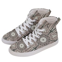 Digital Art Space Men s Hi-top Skate Sneakers