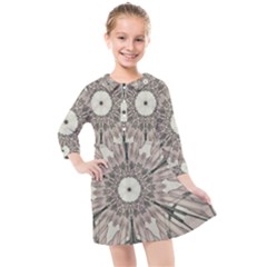 Digital Art Space Kids  Quarter Sleeve Shirt Dress