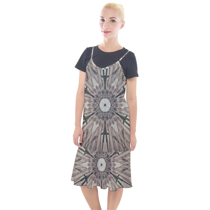 Digital Art Space Camis Fishtail Dress