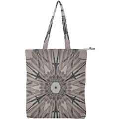 Digital Art Space Double Zip Up Tote Bag