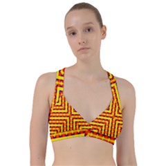 Digital Artwork Abstract Sweetheart Sports Bra