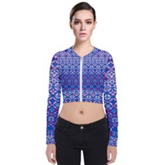 Digital Art Star Long Sleeve Zip Up Bomber Jacket