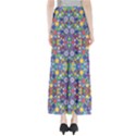 Colorful Flowers Full Length Maxi Skirt View2