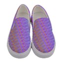 Diagonal Line Design Art Women s Canvas Slip Ons View1