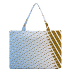 Diagonal Seamless Line Design Medium Tote Bag by LoolyElzayat