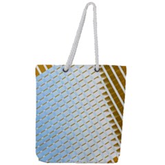 Diagonal Seamless Line Design Full Print Rope Handle Tote (large) by LoolyElzayat