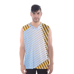 Diagonal Seamless Line Design Men s Basketball Tank Top by LoolyElzayat