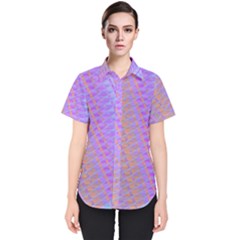 Diagonal Line Design Art Women s Short Sleeve Shirt