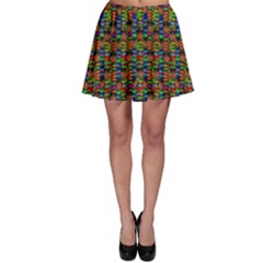 For The Love Of Soul And Mind In A Happy Mood Skater Skirt by pepitasart