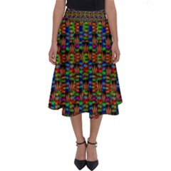 For The Love Of Soul And Mind In A Happy Mood Perfect Length Midi Skirt by pepitasart