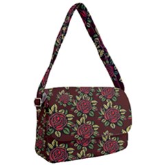 Roses Red Courier Bag by WensdaiAmbrose