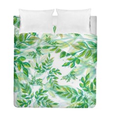 Tiny Tree Branches Duvet Cover Double Side (full/ Double Size) by WensdaiAmbrose