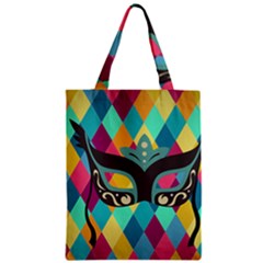 Mardi Gras Zipper Classic Tote Bag by WensdaiAmbrose