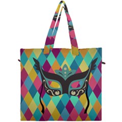 Mardi Gras Canvas Travel Bag by WensdaiAmbrose