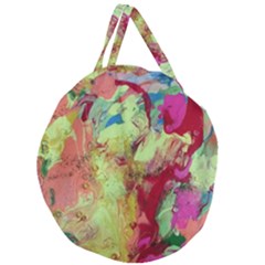 Neon World  Giant Round Zipper Tote by arwwearableart