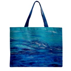 Into The Chill  Zipper Mini Tote Bag by arwwearableart