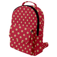 Red Hot Polka Dots Flap Pocket Backpack (small) by WensdaiAmbrose