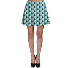 Digital Art Triangle Skater Skirt by Mariart