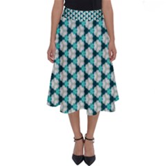 Digital Art Triangle Perfect Length Midi Skirt