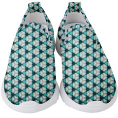 Digital Art Triangle Kids  Slip On Sneakers