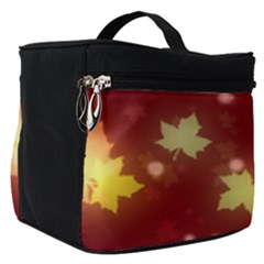 Leaf Leaves Bokeh Background Make Up Travel Bag (small)