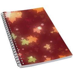 Leaf Leaves Bokeh Background 5 5  X 8 5  Notebook