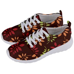 Leaves Foliage Pattern Design Men s Lightweight Sports Shoes