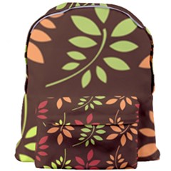 Leaves Foliage Pattern Design Giant Full Print Backpack